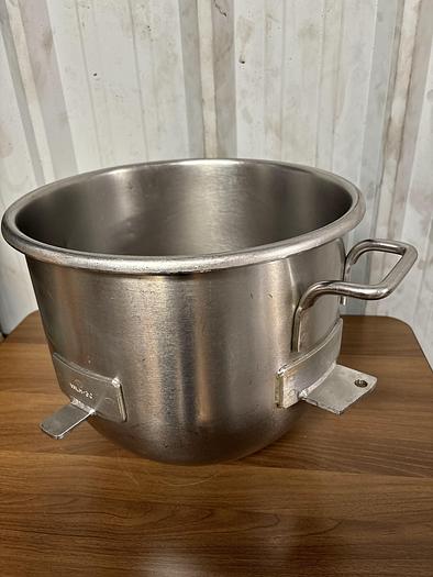 Used Hobart Mixer Mixing 30QT Bowl VMLH-30 Stainless Steel