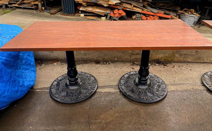 Used Ornimental Iron Table Bases