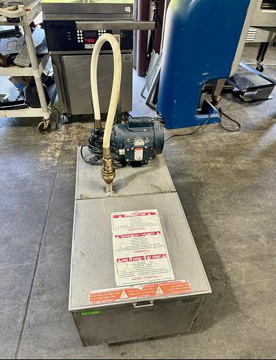 Used DAR PRO 175 lbs Fryer Oil Portable Filter Machine, Caddy W/ Sealed Pump