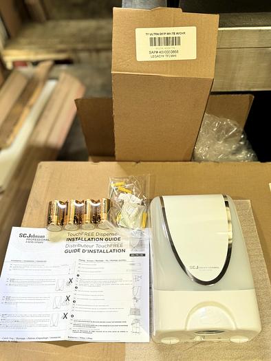 Used New* SC Johnson Professional TouchFREE Ultra Dispenser, 1.2 L, 6.7 x 4 x 10.9