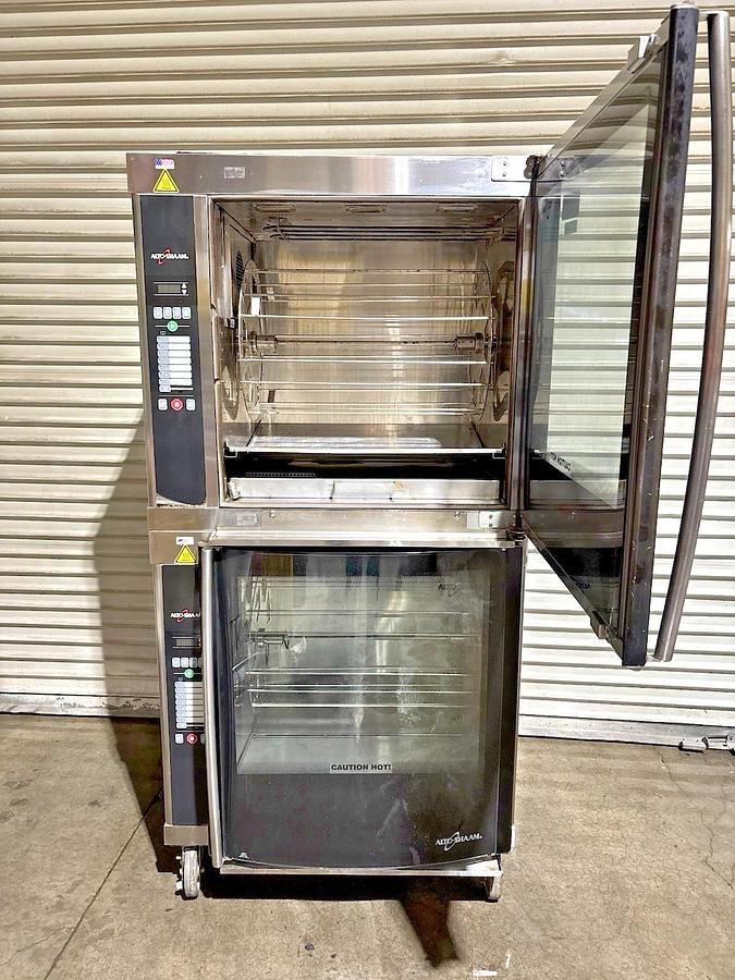 Used 12/2023 Alto-Shaam AR7E Double Stack Rotisserie Oven with 7 Spits, 208V, 3 Phase
