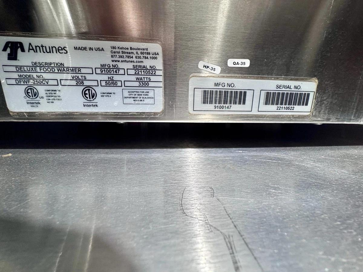 Used AJ Antunes / Roundup DFWF-250CV Full Size Pan Deluxe Steamer