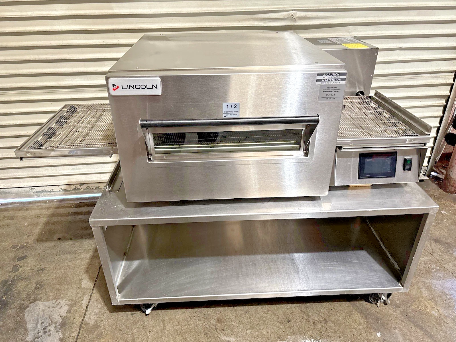 Used New Lincoln 1132-000 Impinger II Countertop Ventless Conveyor Pizza Oven