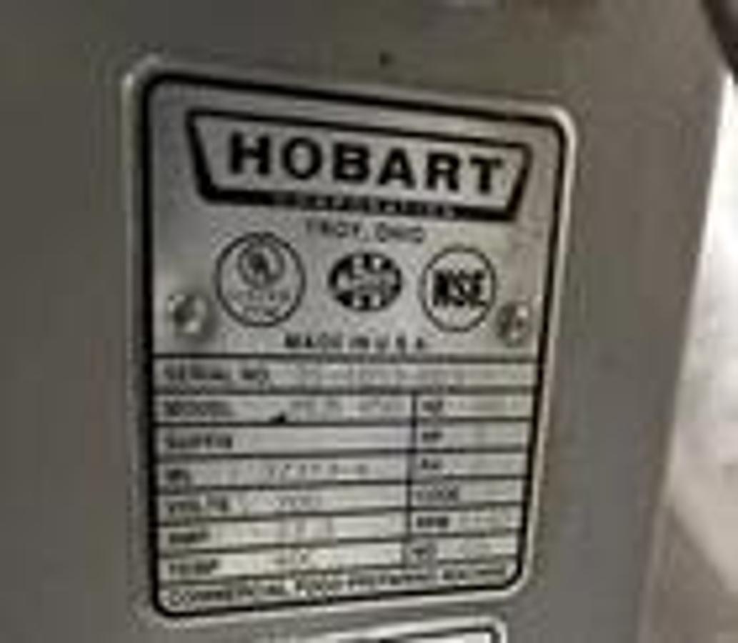 Used Hobart HCM450 45 Qt. Vertical Cutter Mixer w/Tilt & All Blades/Scrapers. TESTED