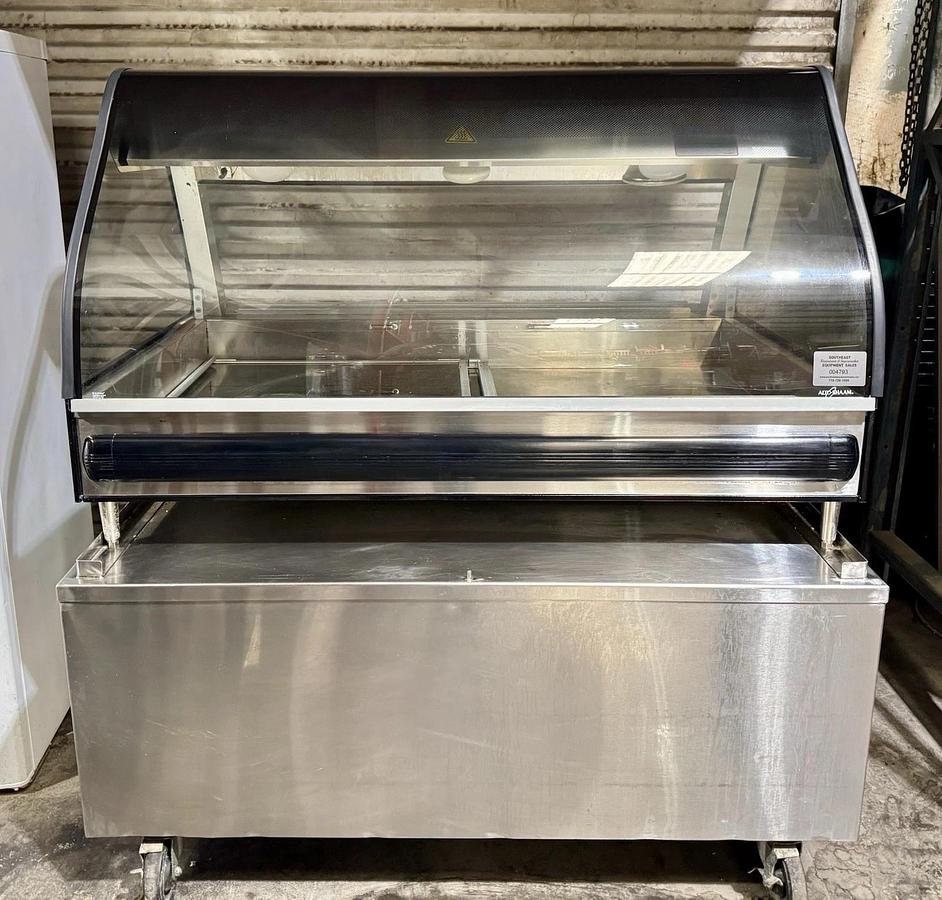 Used Alto Shaam Countertop ED2-48 Full Service Heated Deli Case, Chicken Display Case