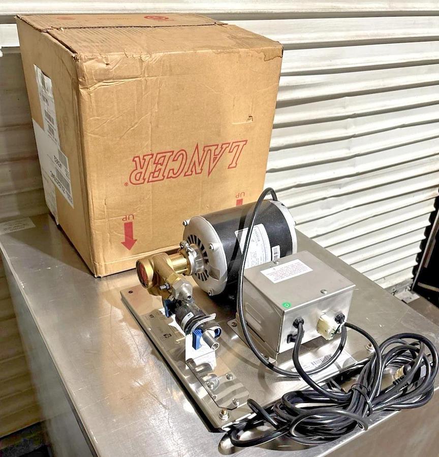 Lancer 82/4208/01 Pump Assembly, 8FT, Low Lead Brass, 100 GPH, 6.30Amps, 115V