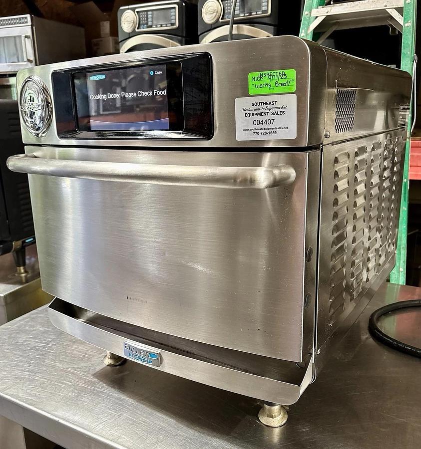 Used 2019 TurboChef Bullet Rapid Cook Ventless Oven, Stores 256 Recipes, 208/240, 1Ph