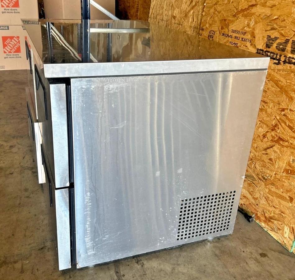 Used 2023 Turbo Air TUR-48SD-D4-N Super Deluxe 48" 4Drawers Undercounter Refrigerator