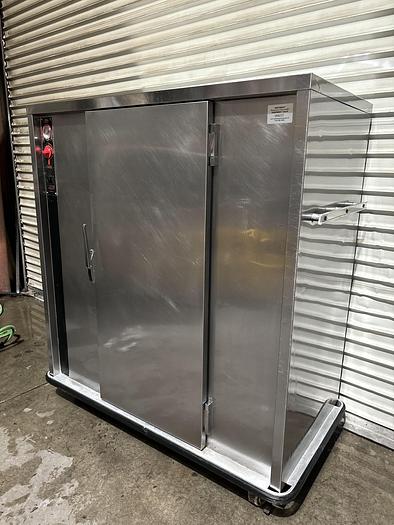 Used FWE P-120 HEATED BANQUET CATERING CABINET, 200 PLATE, HEAT UNIT 120V