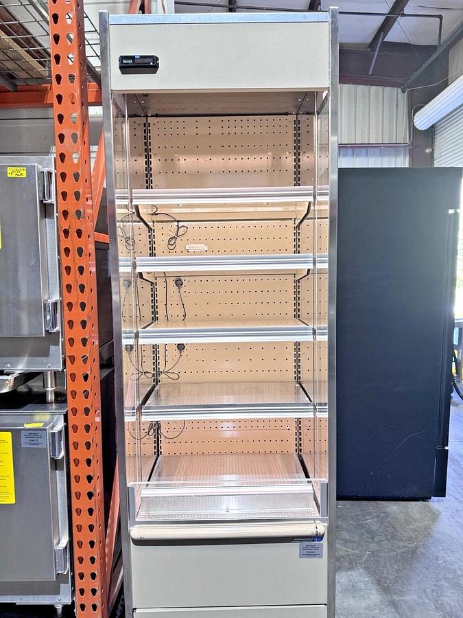 Used 2024' Hillphoenix Q2630 Refrigerated Upright Grab-N-Go Slim Display Merchandiser