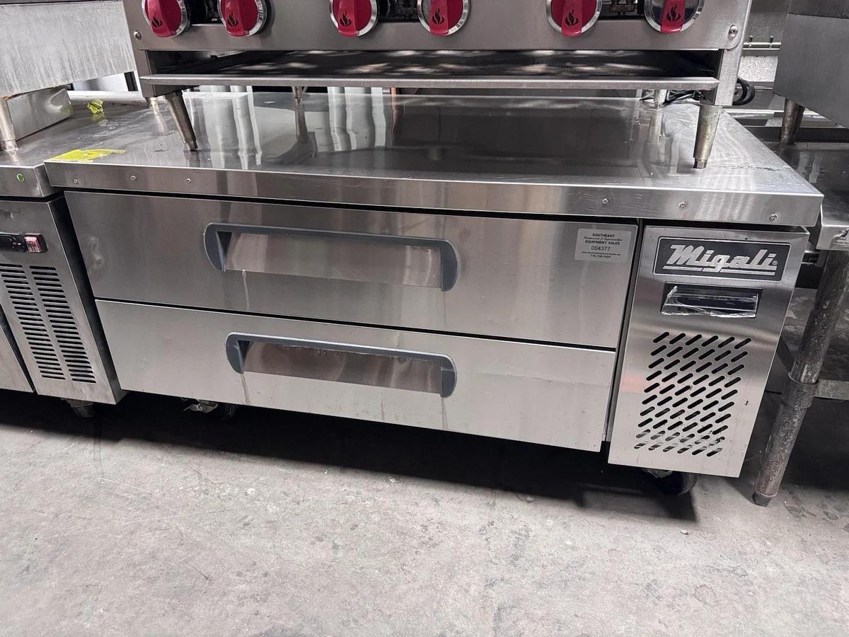 Used Migali C-CB48-HC 48 2/5" Competitor Series® Refrigerated Chef Base w/ 2 Drawers