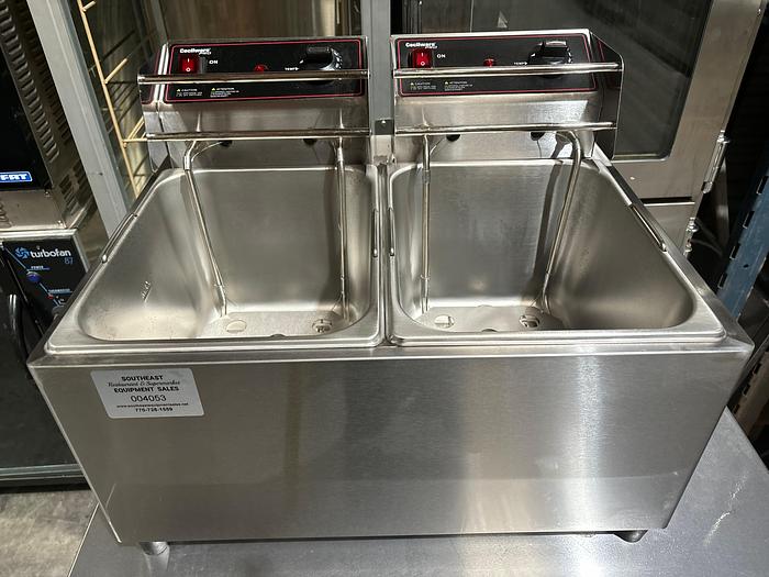 Used Cecilware® Pro EL2X15 Split Pot Countertop Electric Fryer