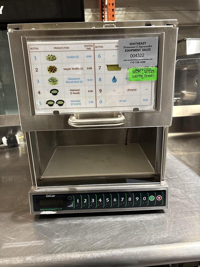 Used Menumaster ACP MOC24 Heavy Duty Commercial Microwave with Touchpad Controls, 240