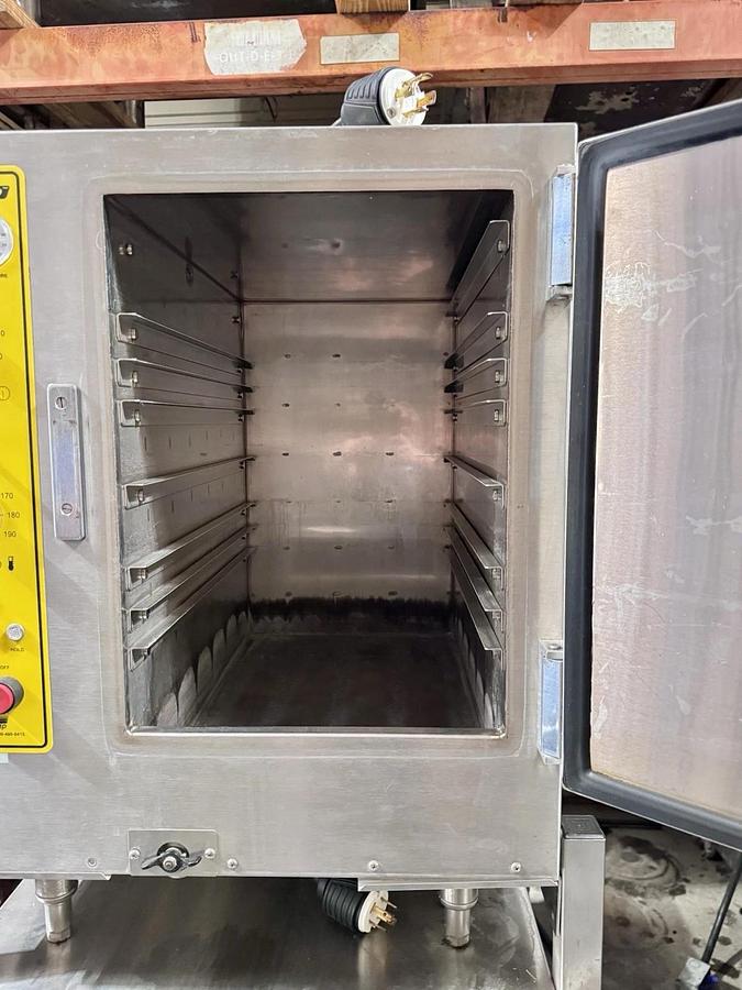 Used Accutemp Steam N Hold Electric Steamer Double Stack w/ Stand, Refurbished