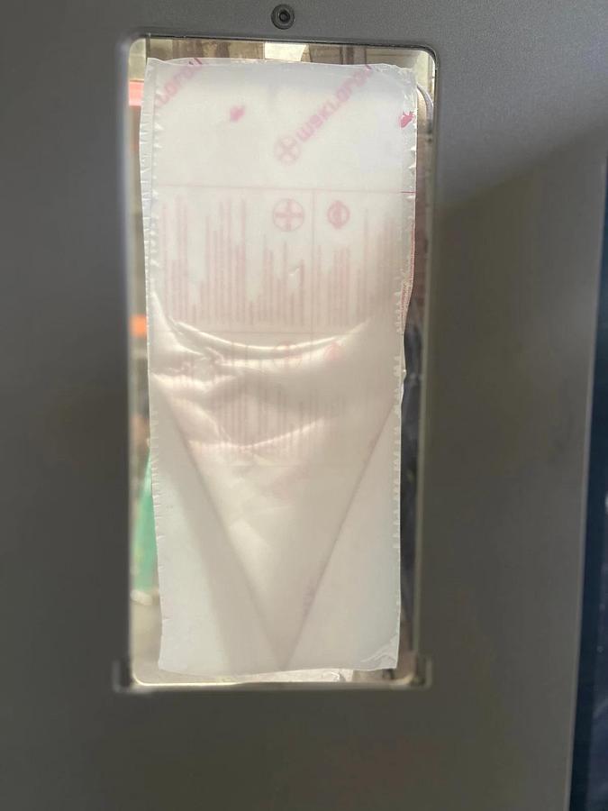 Used Set of 2 NEW - 30" x 96" Impact Traffic Swing Door with View Window and Hardware