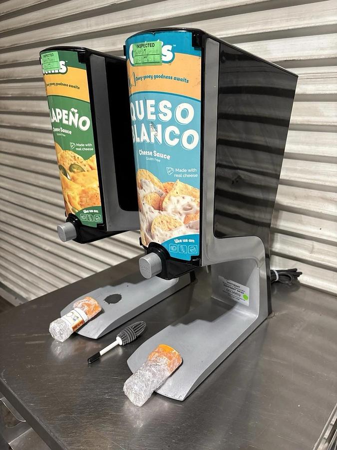 Used 2 - Gehl's Cheese Warmer and Dispensers w/  2.0 Dispenser Push for Cheese Valves