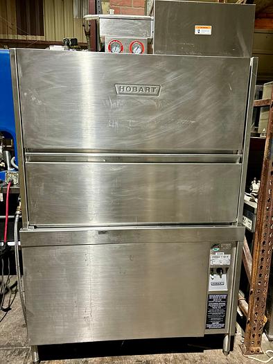 Used Hobart Stainless UW50 Commercial High Temp, Door Type Dishwasher 19 Racks/hr