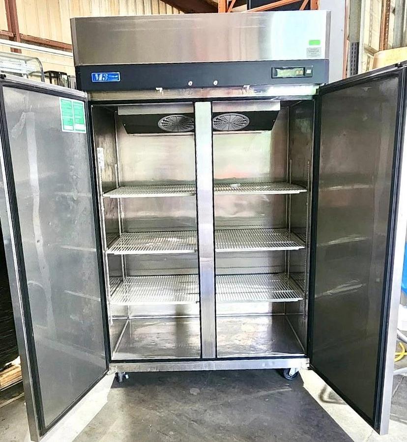 Used Turbo Air M3F47-2 Reach-In Freezer, 2 Door, Stainless Steel, Great Condition!