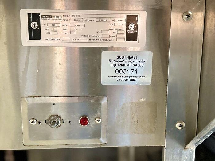 Used Piper DB-2-HF Two-Well Electric Hot Food Steam Table Buffet