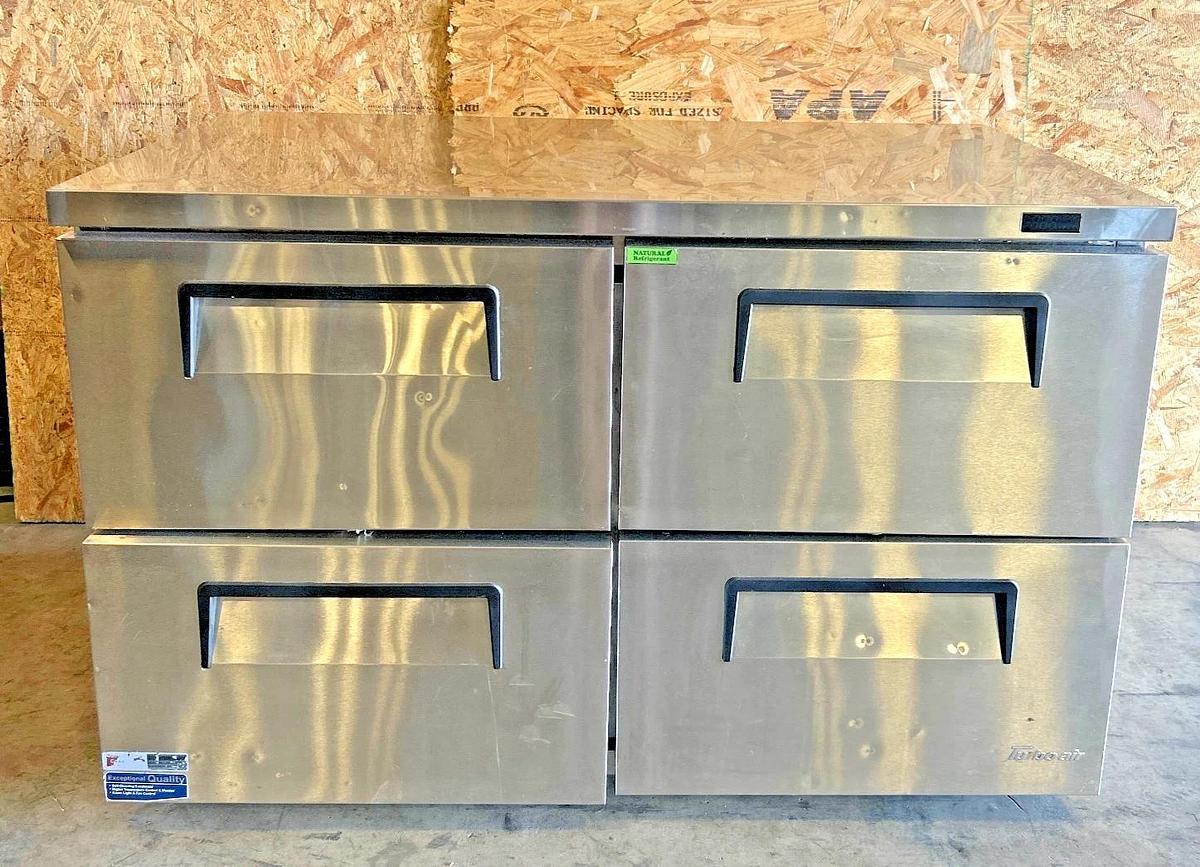 Used 2023 Turbo Air TUR-48SD-D4-N Super Deluxe 48" 4Drawers Undercounter Refrigerator