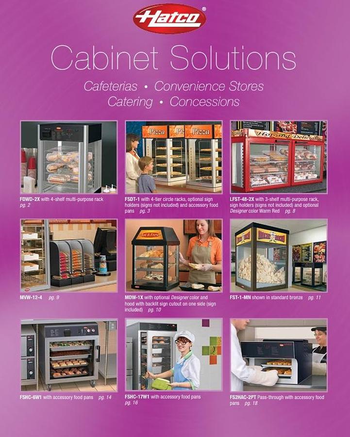 Used Hatco FSD-1X Flav-R-Savor Humidified Hot Food Holding & Display Cabinet w/ 3 Tier Pan Rack
