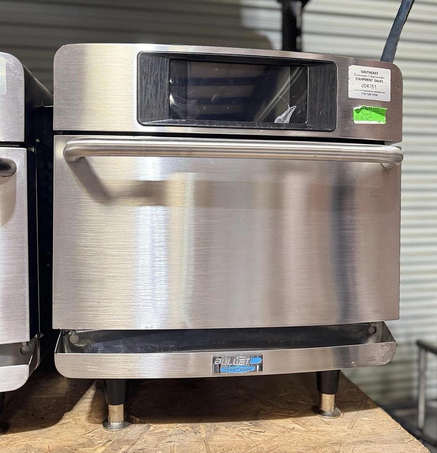 Used 2024 TurboChef Bullet Rapid Cook Ventless Oven, Stores 256 Recipes, 208/240, 1Ph