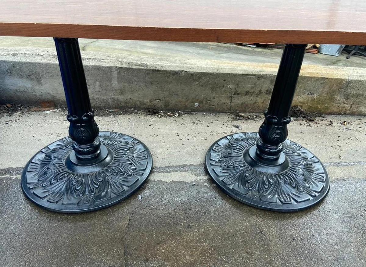 Used 22" Round Restaurant Table Base with Beautiful Design