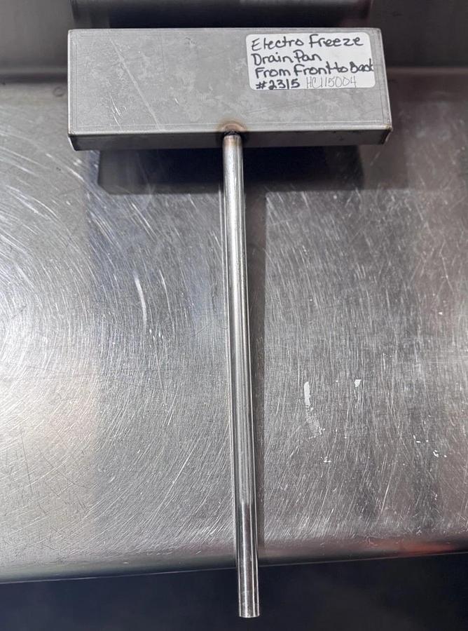 Used Electro Freeze HC115004 Tube - Assembly Drain Pan 14-1/4”
