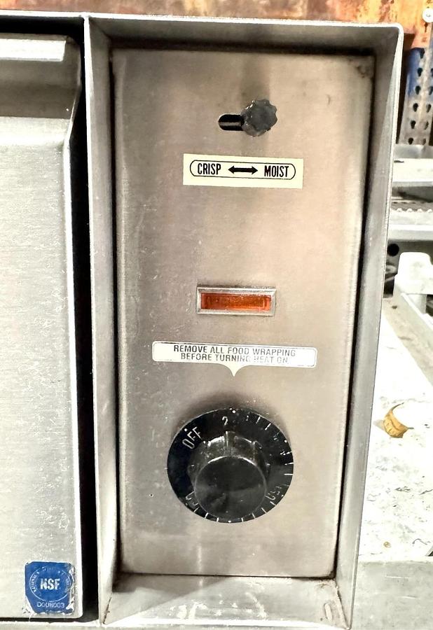 Used APW Wyott BW-20 Compact 36 Hot Dog Bun Warmer, Moist Heat, 120V 500W
