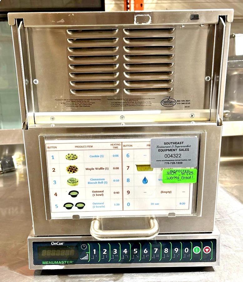 Used Amana Menumaster ACP MOC24 Commercial Microwave with Touchpad Controls, 240