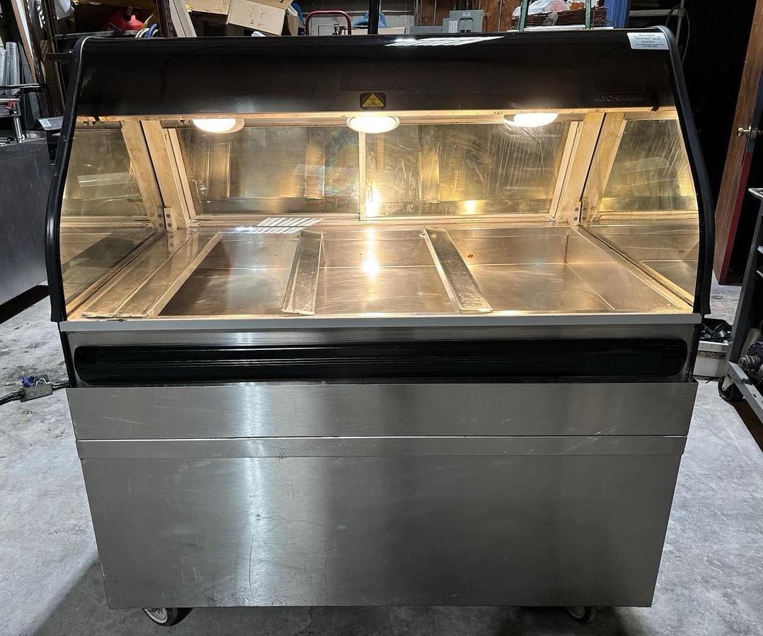 Used Alto-Shaam ED2-48-SS Countertop Halo Heat® Heated Display Case w/ Optional Base
