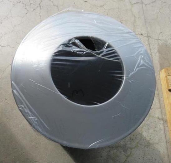 Used New* 51 Gallon Round Perforated Waste Receptacle w/ Insert