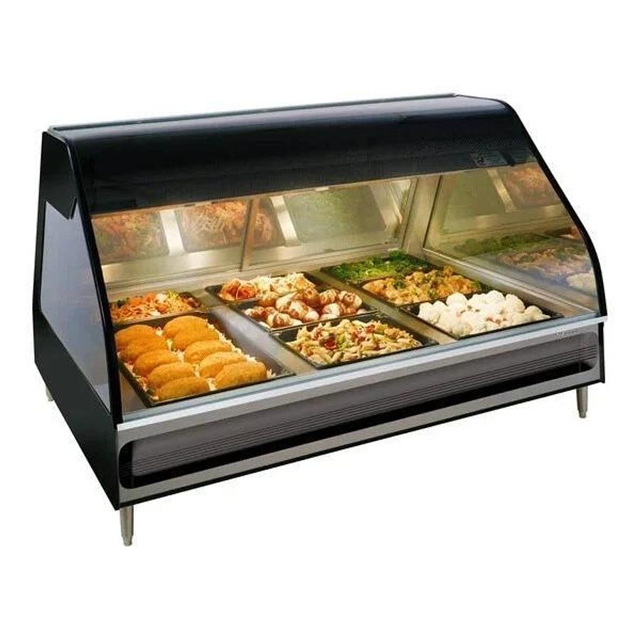 Used Alto-Shaam ED2-48-SS Countertop Halo Heat® Heated Display Case w/ Optional Base