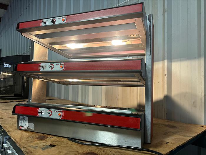 Used APW Wyott DMXT-36S Racer Heated Display Merchandiser, 2 Shelves, 36", 120V