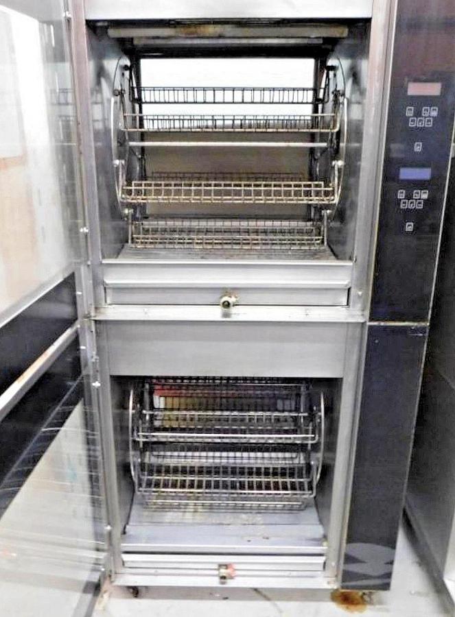 Used Fri-Jado TDR7-P Programable Pass-Thru Convection Rotisserie Oven Elec. 208V/3Ph
