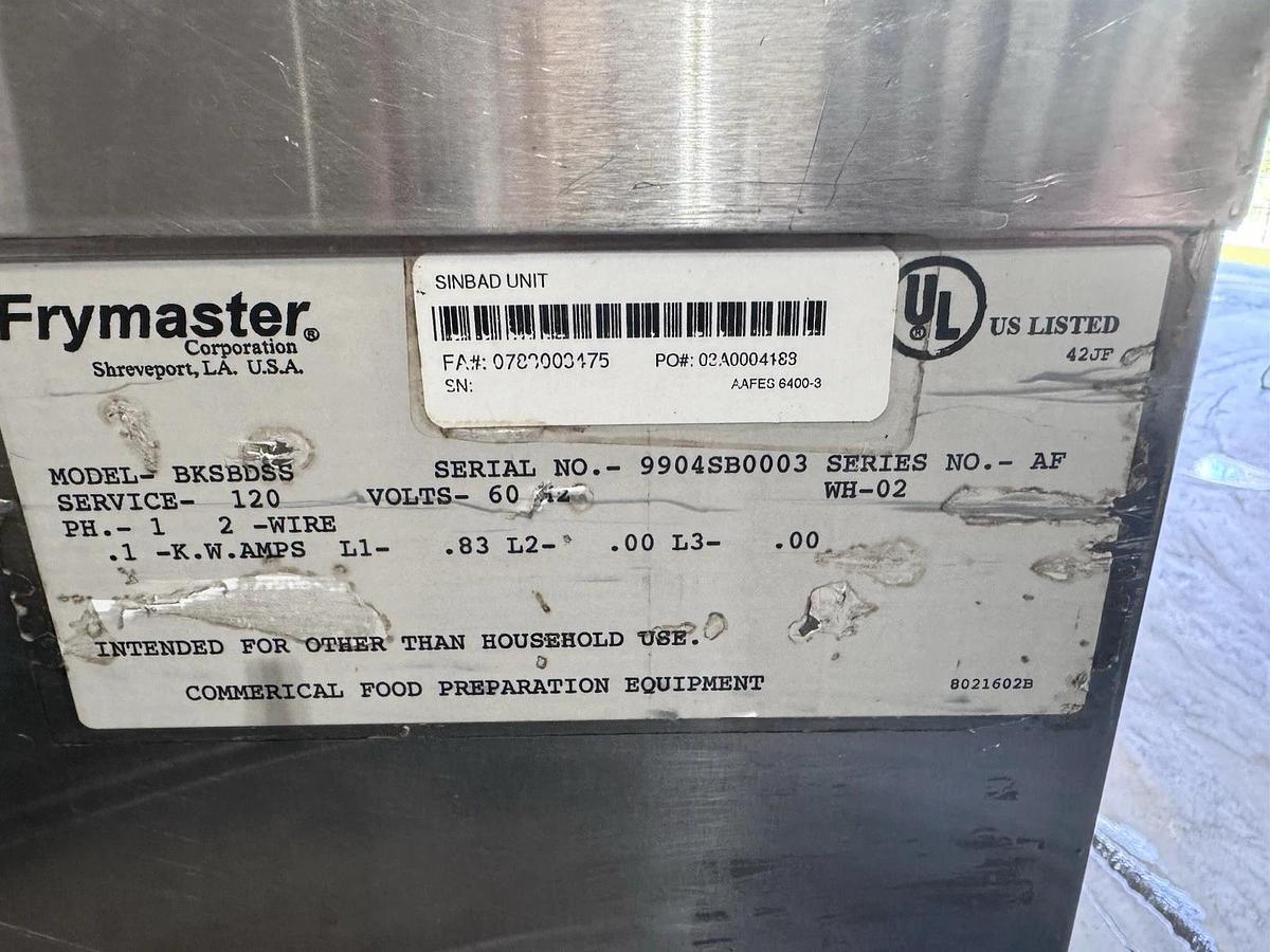 Used Frymaster SinBaD Automatic Single-Basket French Fry Portion Dispensing System