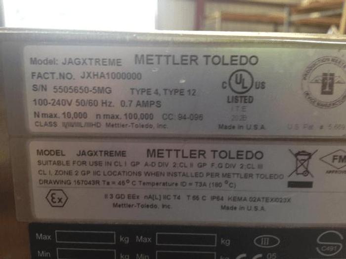 Used METTLER FLOOR SCALE – MODEL JAGXTREME