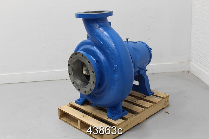 Used Goulds 3175 8x10x18 Pump, Stainless Steel Casing, 4-Vane Stainless Steel Impeller #43863