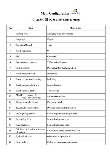 LK 88 Ton Hot Chamber Die Casting Machine Model: DC88