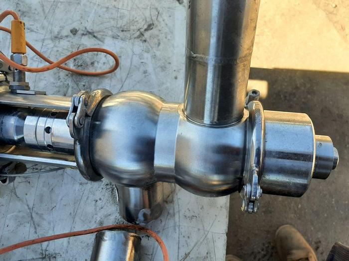 Used Valve, Shut-Off, 2", S/st, GEA, Type MEO-OD2", (2) #S744659