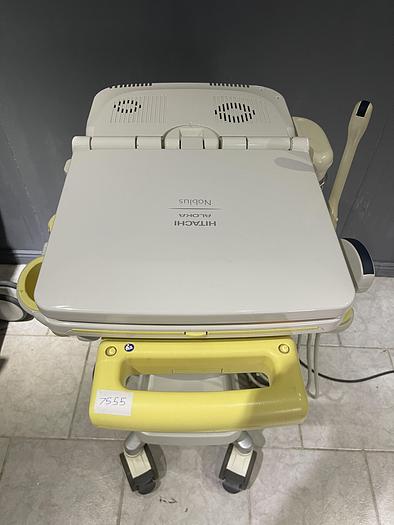 Gebraucht Hitachi/Aloka Noblus Ultraschallgerät auf Cart mit 2 Ultraschallsonden