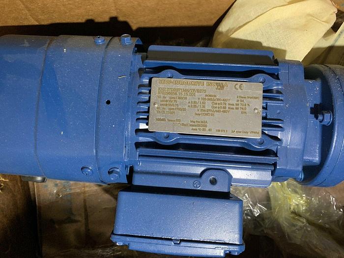 Used SEW-EURODRIVE Motor, Model: KHZ37DRS1M4/TF/ES7S