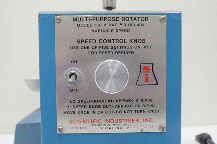 Used SI Scientific Industries Model 150 Multi-Purpose Rotator with Speed Control