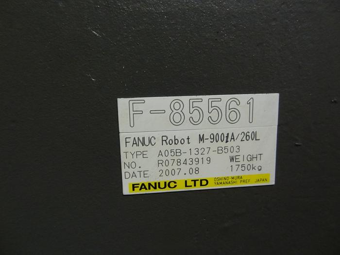 Used FANUC M900iA/260L 6 AXIS CNC ROBOT WITH R30iA CONTROLLER