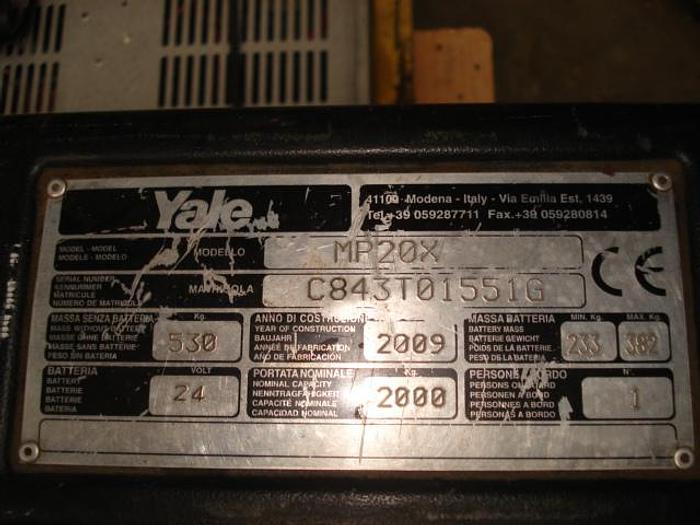 Used 2007 Yale MP20X