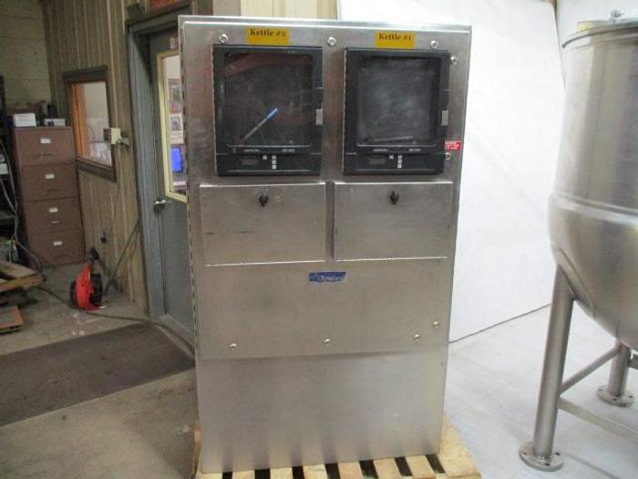 Used JC Pardo/Cleveland Cook Chill Horizontal Agitator Mixer Kettles; Md#HAMKDL; 400G & 300G