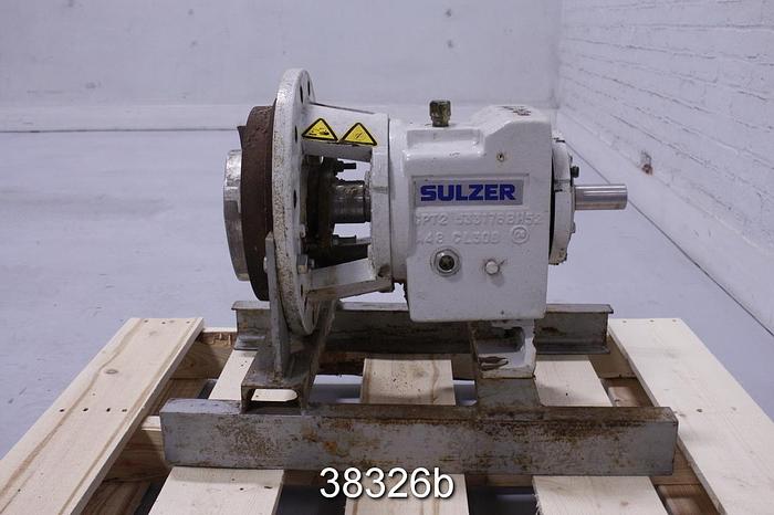 Used Sulzer CPT Size 2 Pump Power End, 5 Vane, 8" Diameter Impeller #38326