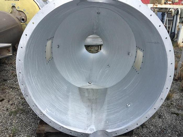 Used Used approximately 350 gallon aluminum cone bottom hopper