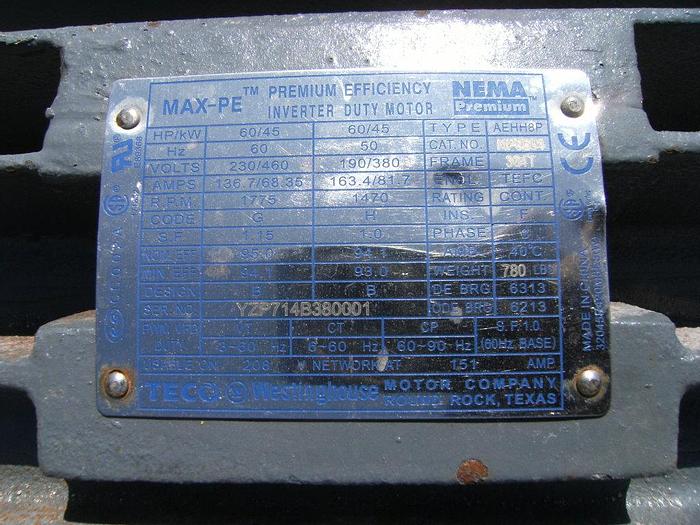 Used Mill, Hog, Williams Crusher, 60 HP, C/st, 6 Hammers #S740430