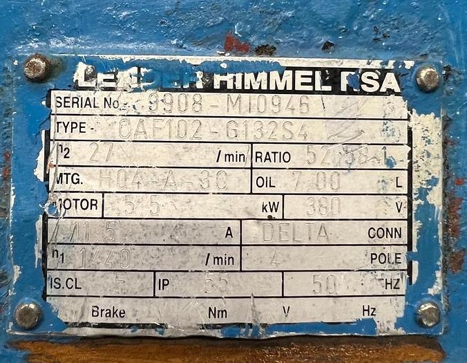 Used USED SIGMA BLENDER, 30 CUBIC FEET, STAINLESS STEEL, VARIABLE SPEED